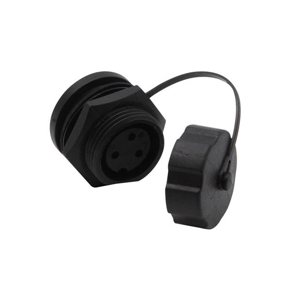 Base chasis 3 polos Hembra 24V 10A IP68