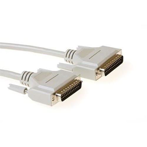 Cable extensión 1:1 DB25M/DB25M 1,8mts moldeado
