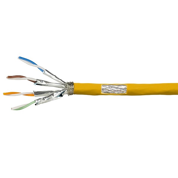 Cable S/FTP Cat7A Cu rigido LSZH 100mts