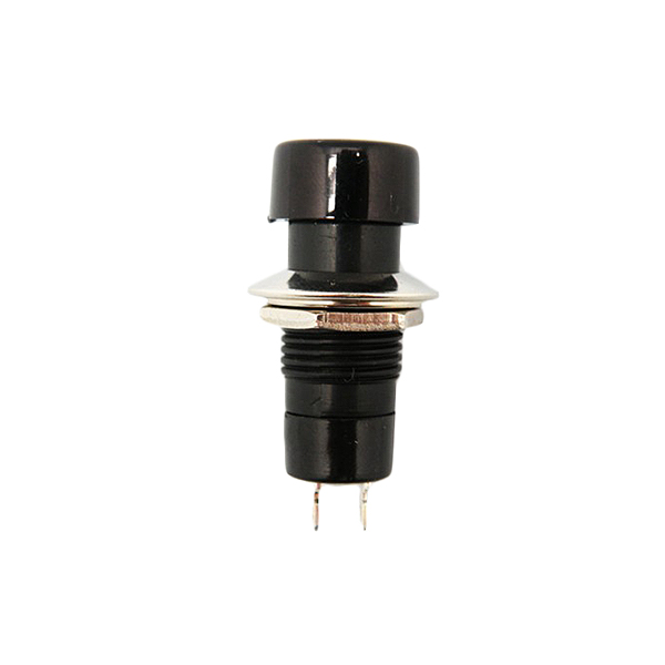 2163N PULSADOR ON-(OFF) 3A/125V M12Ø Negro