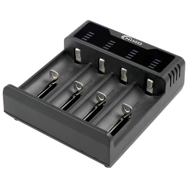 CARGADOR BATERÍAS CILÍNDRICAS DE ION-LITIO/NI-MH 4 CANALES