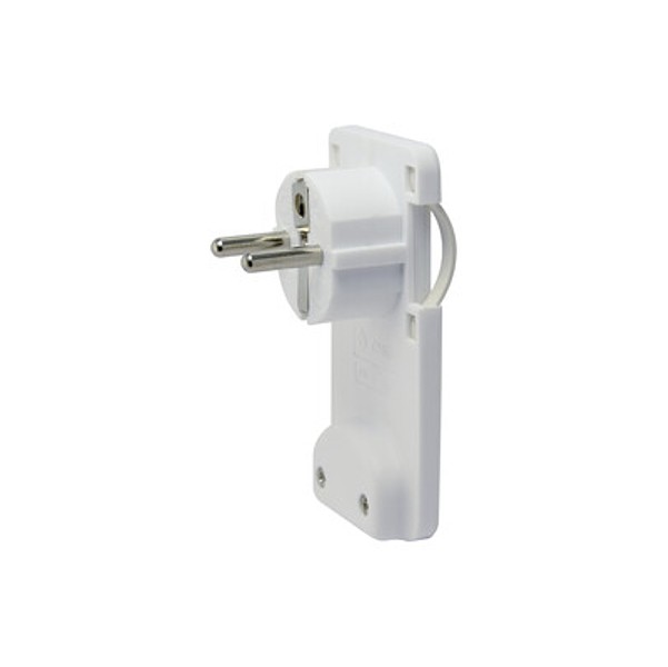 Clavija Schuko tras mueble Blanca