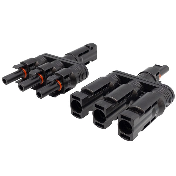 Adaptador MC4 3x1 Multicontact (pareja)
