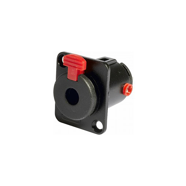 EQ9160/B Jack 6,3 Hembra ST chasis Metal Negro