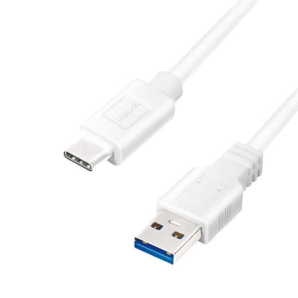 CABLE USB 3.0 Tipo A / USB 3.1 Tipo C 2mt blanco