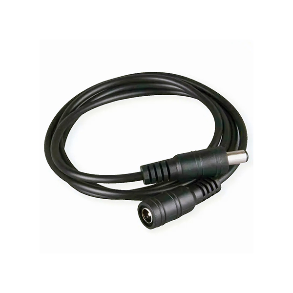 Prolongador Jack DC 5,5x2,1mm Macho - Hembra rectos 1mts
