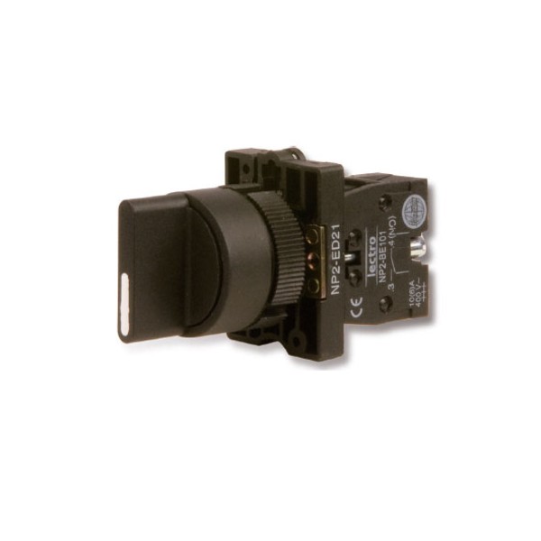 SEL625-2S Selector maneta 2POS 1NO M22 10A/230V