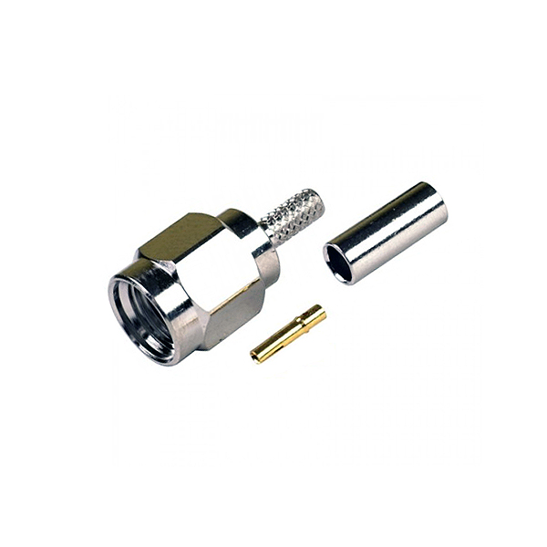 Conector RP/SMA Macho RG174 Crimpar