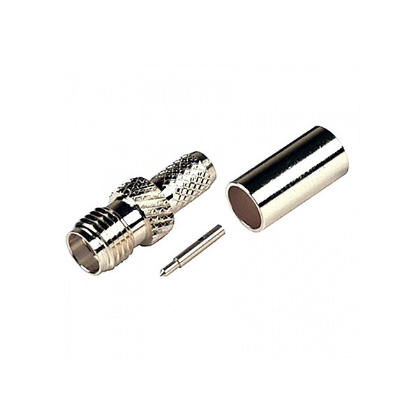 Conector RP/SMA Hembra RG58 Crimpar