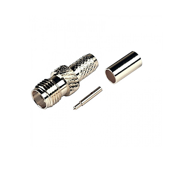 Conector RP/SMA Hembra RG174 Crimpar