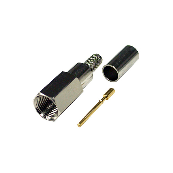 Conector FME Macho RG58 Crimpar