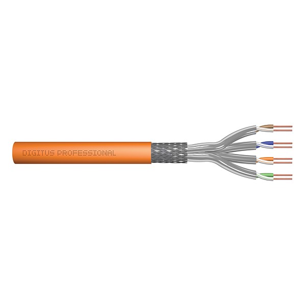 Cable S/FTP Cat7 Cu rigido LSZH 100mts