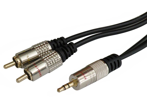 CONEXION JACK3,5ST/2RCA 10MT 0651-10