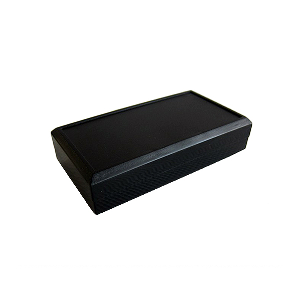 PP061AN CAJA RECTANGULAR DE ABS NEGRO (RAL 9005)  125x67x31mm