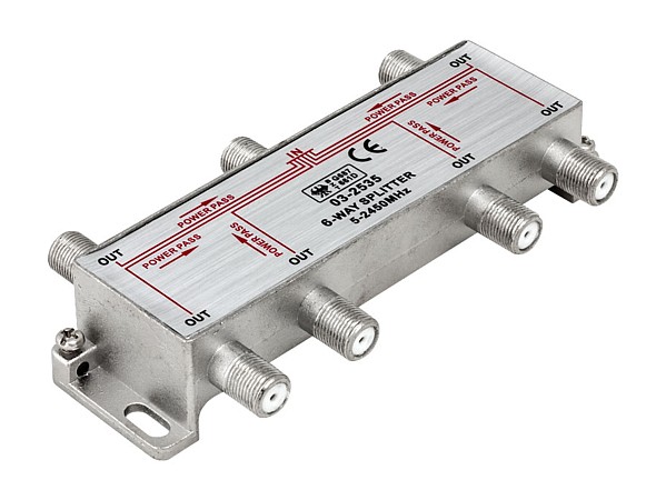 DISTRIBUIDOR 6S F 5-2400MHZ PASO CORRIENTE 