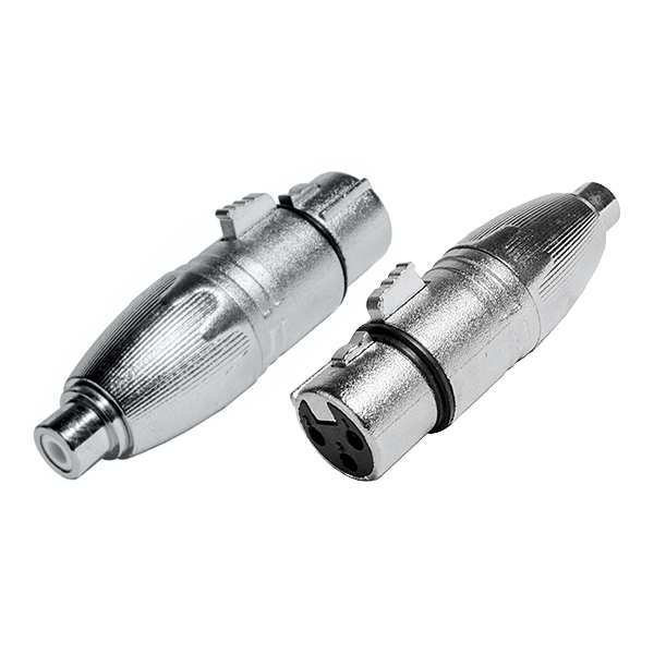 Adaptador XLR3 Hembra/RCA Hembra