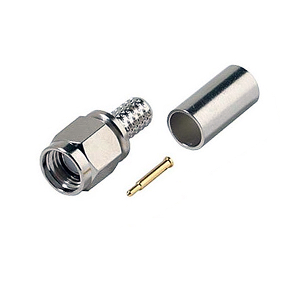 Conector SMA Macho RG58 Crimpar 