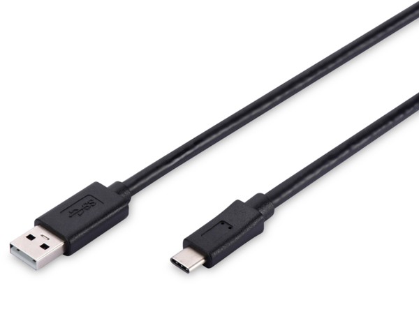 CABLE USB 3.0 Tipo A / USB 3.1 Tipo C 2mt negro