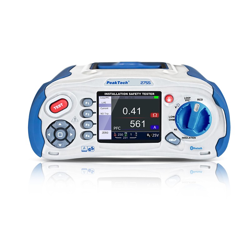 PeakTech® P 2755 Comprobador de Instalaciones Eléctricas REBT