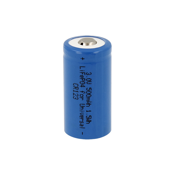 Pila Recargable CR123 3V 450mAH Litio Ferroso LiFeP04