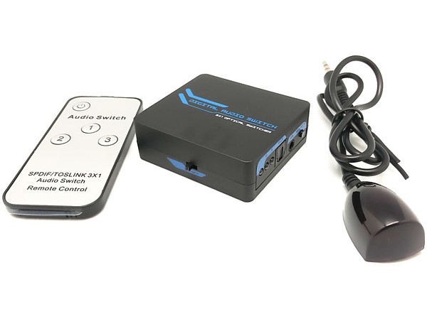 CONMUTADOR AUDIO OPTICO 3E 1S EUROCONNEX 4094