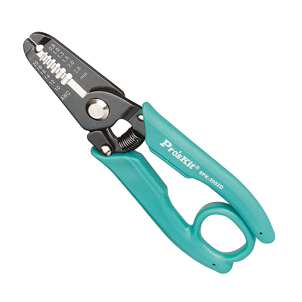 ALICATE CORTE Y PELACABLES 0,8 A 2,6MM 8PK-3002D