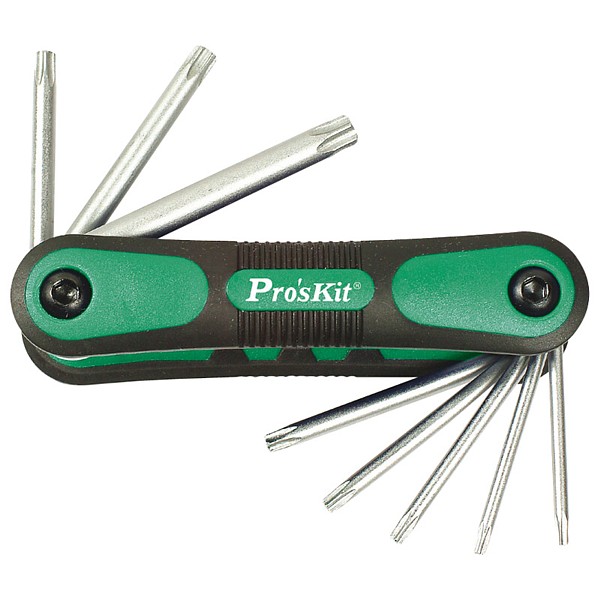 JUEGO 8 DESTORNILLADORES TORX HW-121L