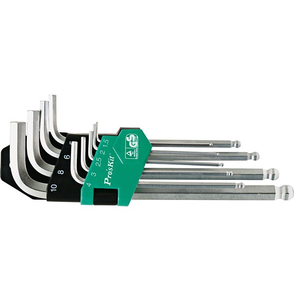 JUEGO DE 9 LLAVES HEXAGONALES HW-129B
