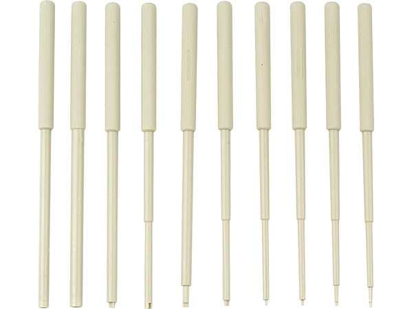 JUEGO DE 10 TRIMADORES EN PLASTICO ABS