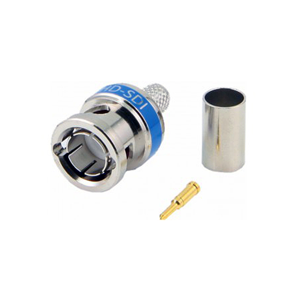 Conector BNC 75Ω HD-SDI / 3G-SDI 1,25/5,6/9,20 Crimpar