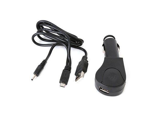 CARGADOR DE COCHE 2xUSB 5V 2.1A + CABLE OUCC2IN1