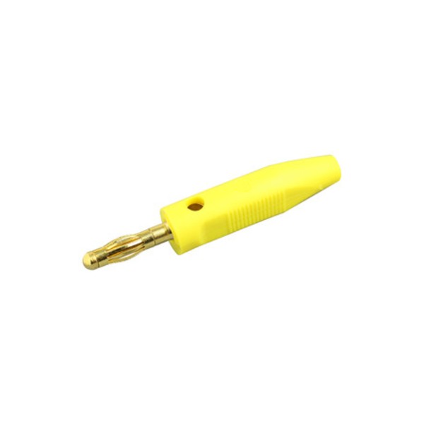 Banana 4mm 16A/250V Amarilla Flexible