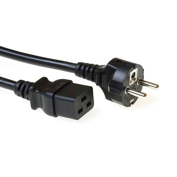 Cable Shucko-C19 1,8mts Negro