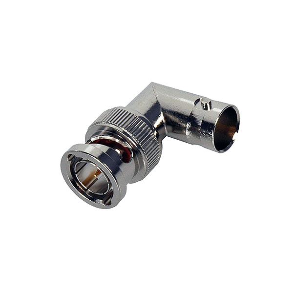 Adaptador BNC Macho/BNC Hembra Acodado