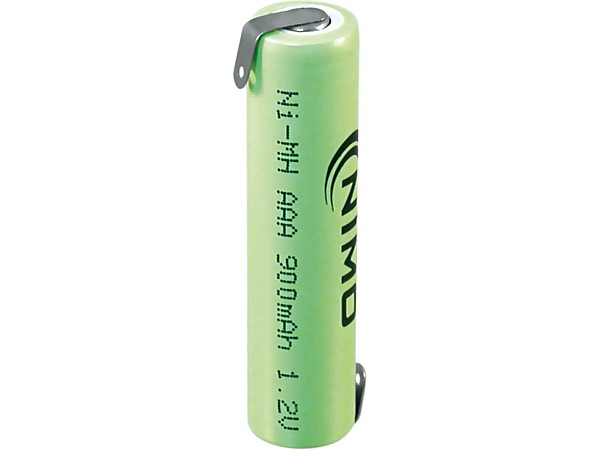 Pila Recargable AAA Ni-Mh 800mAh C/Lenguetas