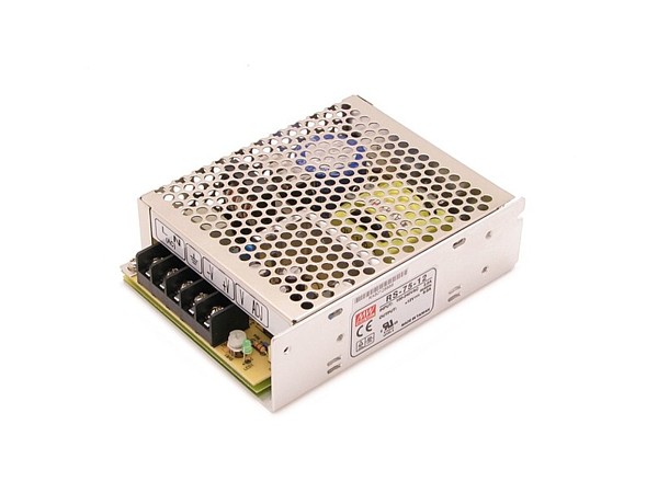 FUENTE CONMUTADA 12VDC 75W RS-75-12 MEANWELL