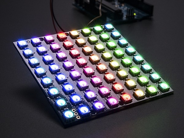 Adafruit NeoPixel NeoMatrix 8x8 - 64 RGB LED