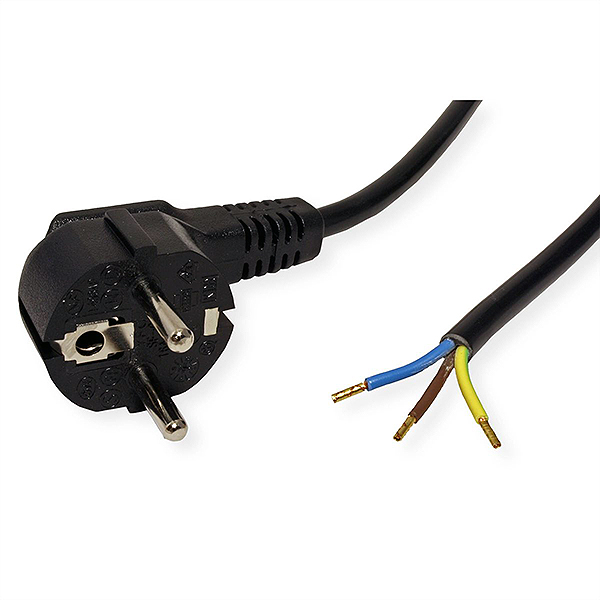 Cable Shucko-Libre 1,8mts 3x1,5mm2 Negro