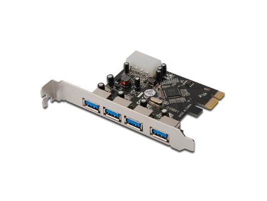 TARJETA PCI-Express 4 PUERTOS USB 3.0 Digitus