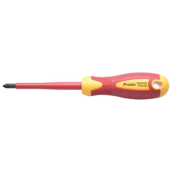 Destornillador aislado PH2 x 100mm DIN 1000V 