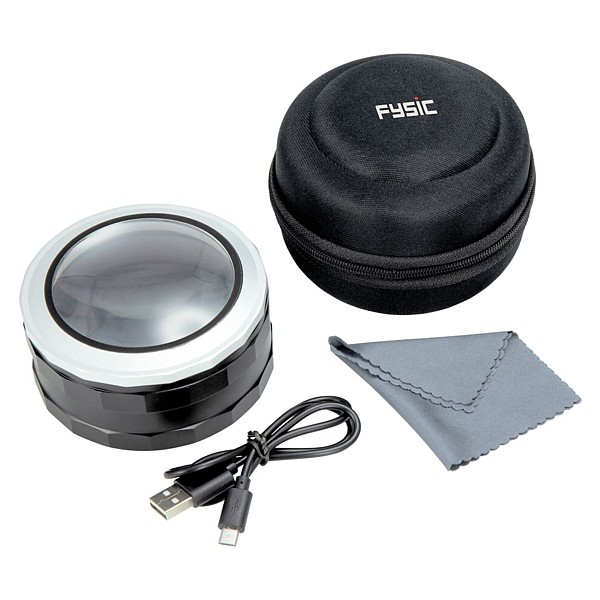 FLA-18 Lupa de mesa ajustable 3 Leds y batería Li-Ion
