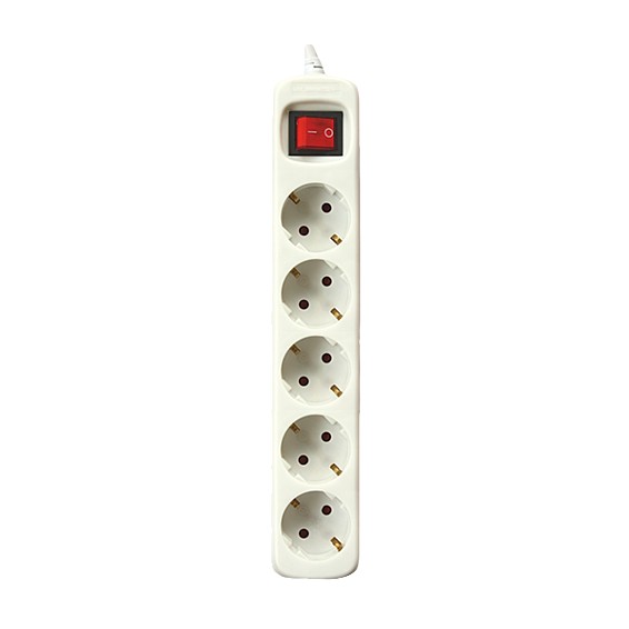 BASE 5 TOMAS C/INTERRUPTOR CABLE 1,5M
