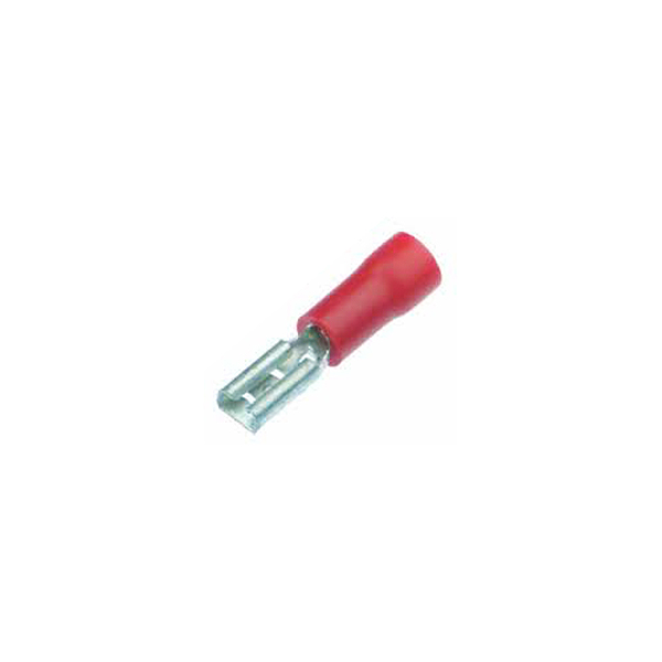Faston Hembra 2,8mm Pre-Aislado Rojo 0,25-1,65mm2