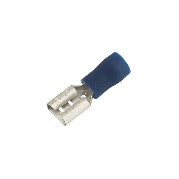 Faston Hembra 6,3mm Pre-Aislado Azul 1,04-2,65mm2