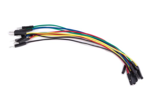 Cables De Puente Macho / Hembra (15 Cm) - 10 Uds