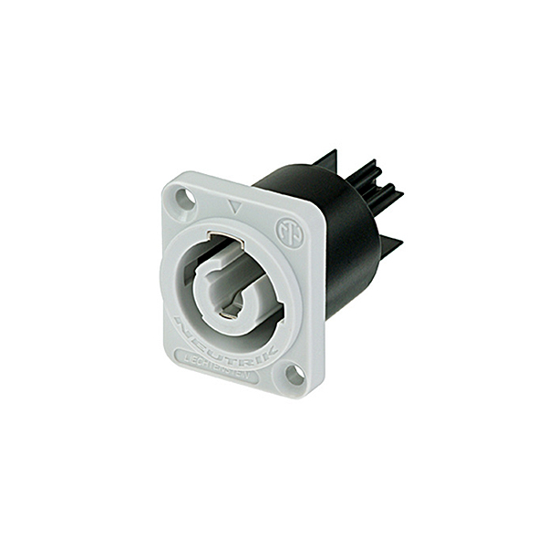 Powercon Chasis Salida NAC3MPB Gris Neutrik