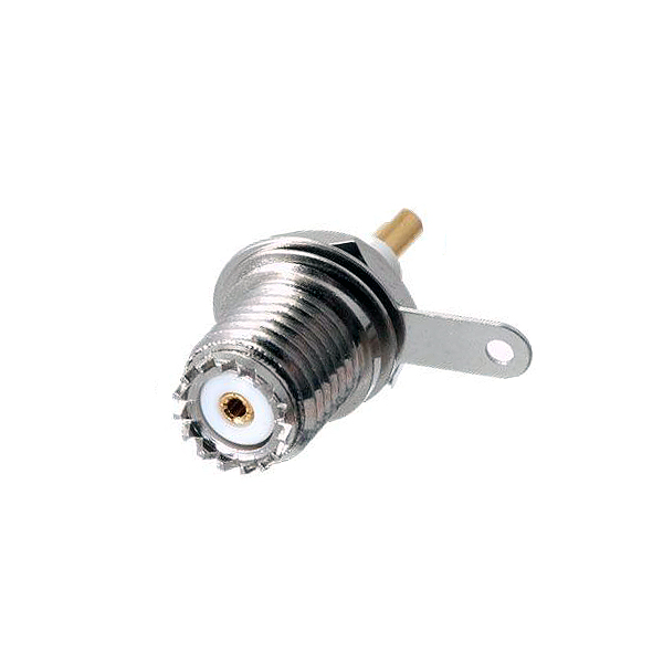 Conector MINI UHF Hembra Chasis Roscada