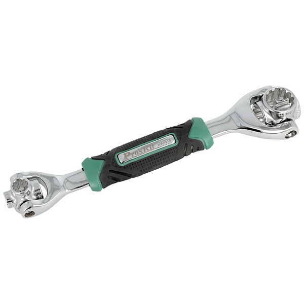 HW-318 LLAVE DE TUBO HEXAGONAL Y CUADRADA 48 METRICAS EN 1
