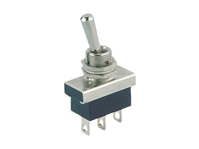 Conmutador 1C 2P On-On M12Ø 6A/250V