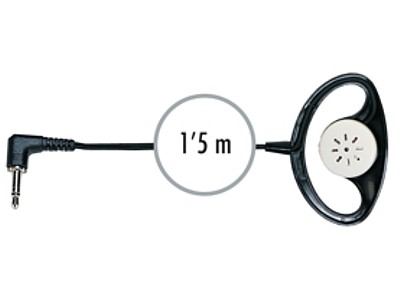 AURICULAR MONO HI-FI CON SOPORTE